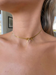 Mini Bow Necklace