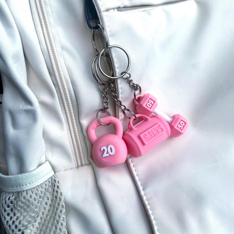 Mini Gym Keychain Set