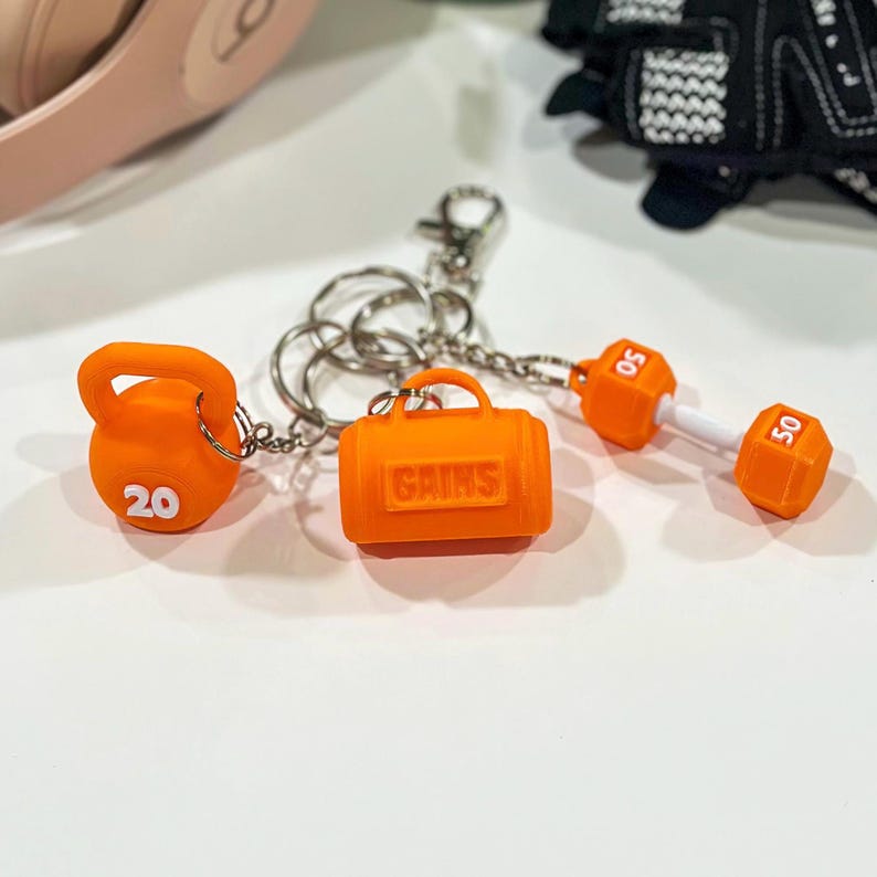 Mini Gym Keychain Set