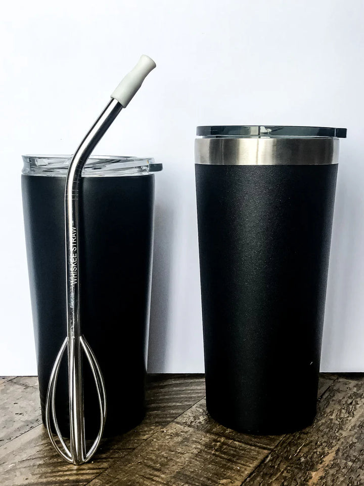 Stainless Steel Straw with Whisk
