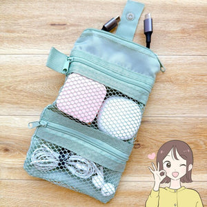 Fashion Square Portable Mini Storage Bag