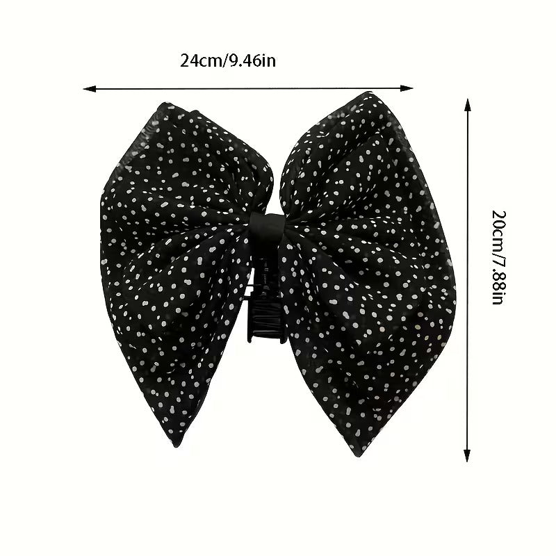 French-Style Small Half-Up Ponytail Clip