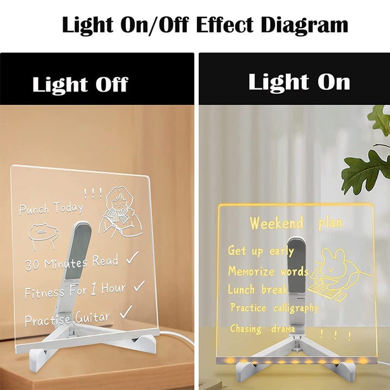LED Acrylic Writing Board