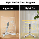 LED Acrylic Writing Board