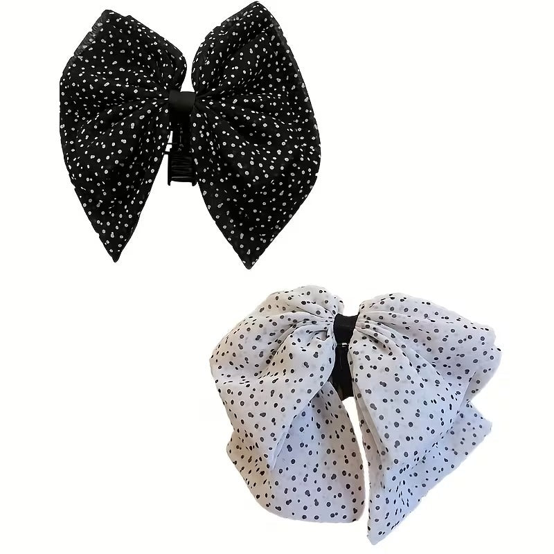 French-Style Small Half-Up Ponytail Clip