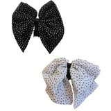 French-Style Small Half-Up Ponytail Clip
