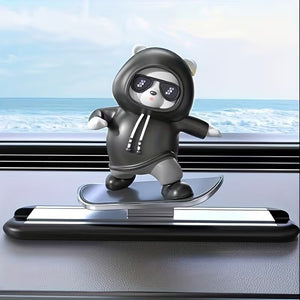 Cute Car Dashboard Sliding Panda