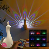 Peacock Colorful Wall Lamp