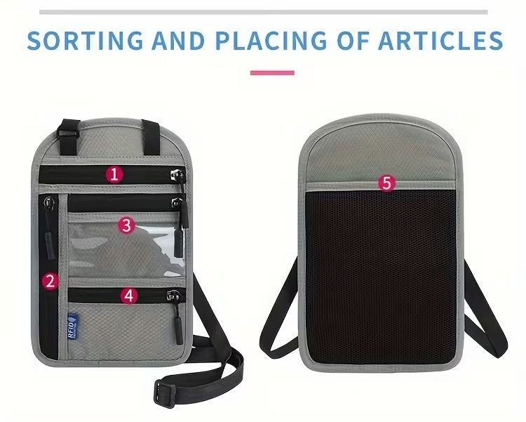 RFID Crossbody Shoulder Storage Bag