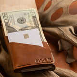 Handmade Full Grain Leather Trifold Wallet