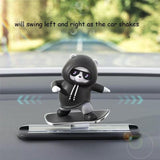 Cute Car Dashboard Sliding Panda