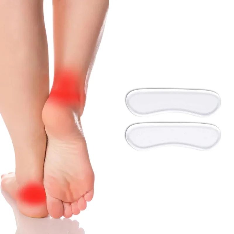 Non-Slip Round Heel Gel Insole-Pair