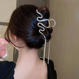 ✨Trendy Elegant Silver Plated Wave Hair Clip✨