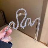 ✨Trendy Elegant Silver Plated Wave Hair Clip✨