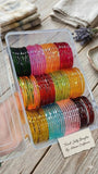 Trendy Glossy Jelly Bangles