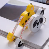 Cute Measure Tape Animal Shape key Ring