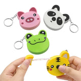 Cute Measure Tape Animal Shape key Ring