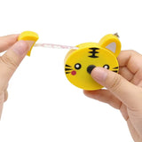 Cute Measure Tape Animal Shape key Ring
