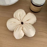 Korean Floral Design Elastic Satin Hairbands for Women