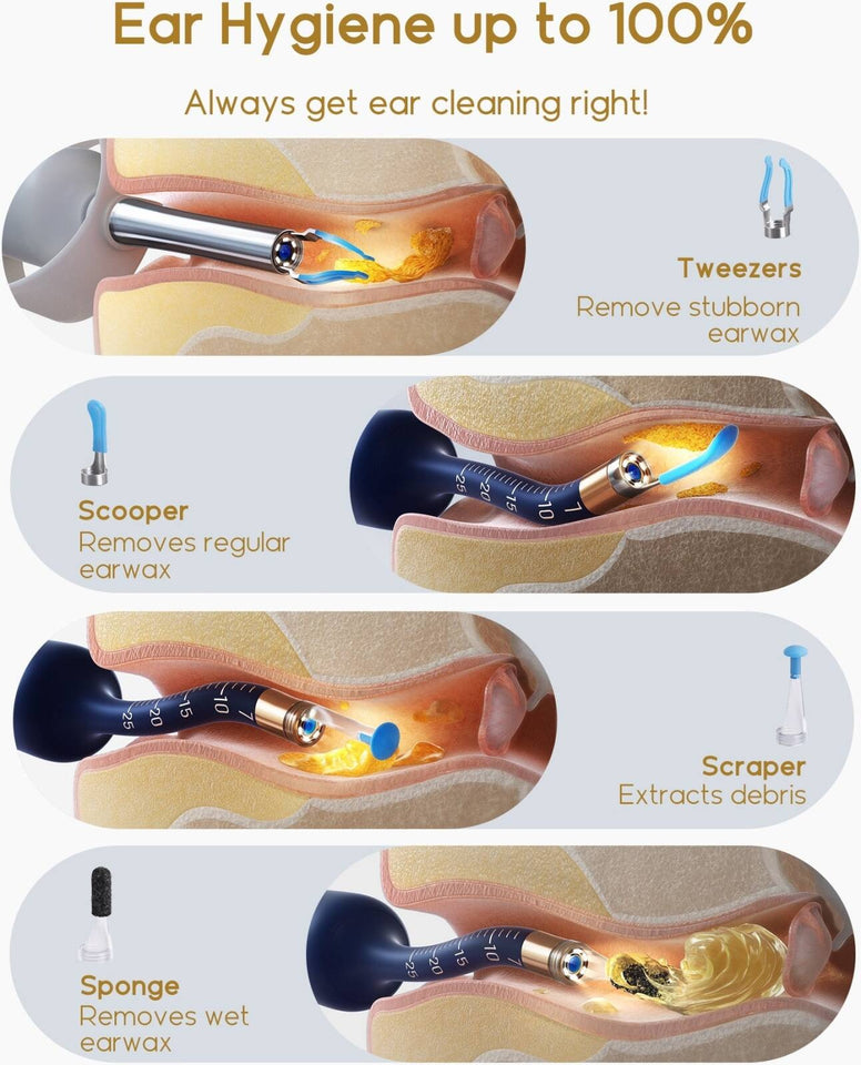 Ear Cleaning Camera Wax Removal Tool kit