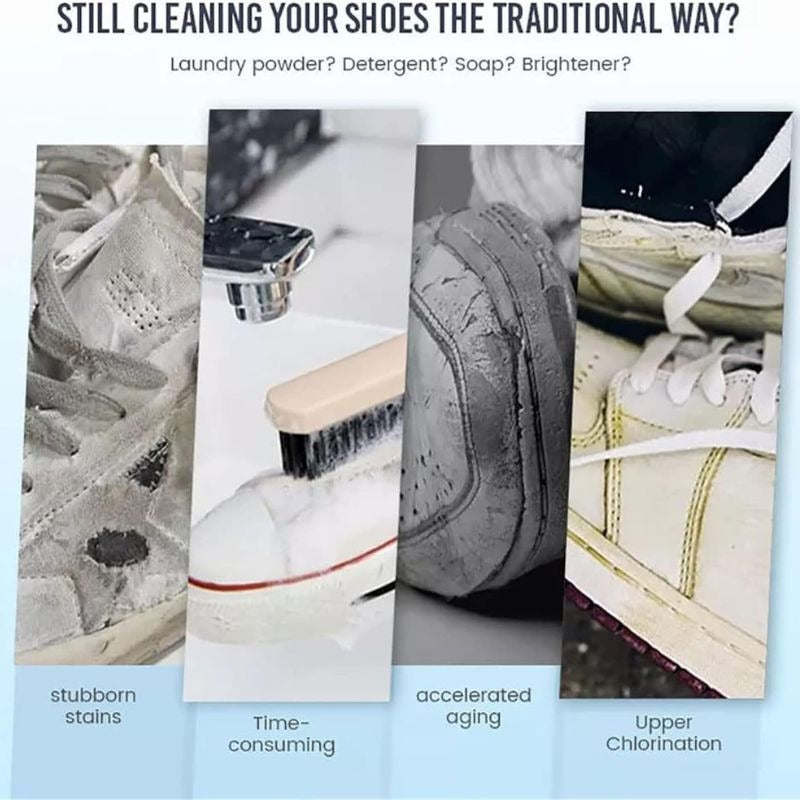 Our Most Viral White Shoe Cleaning Cream™( With Free Sponge🔥 )