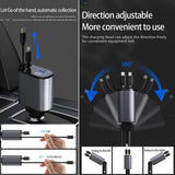 4 IN 1 Retractable Car Phone Charger
