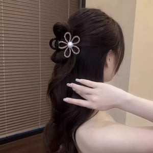 Flash Diamond Sunflower Hair Clip
