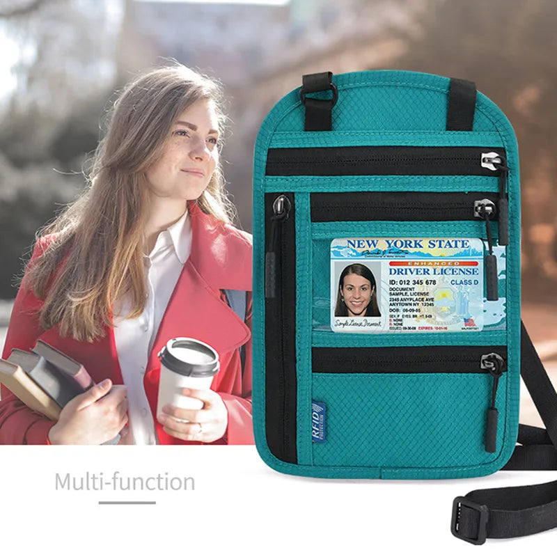 RFID Crossbody Shoulder Storage Bag