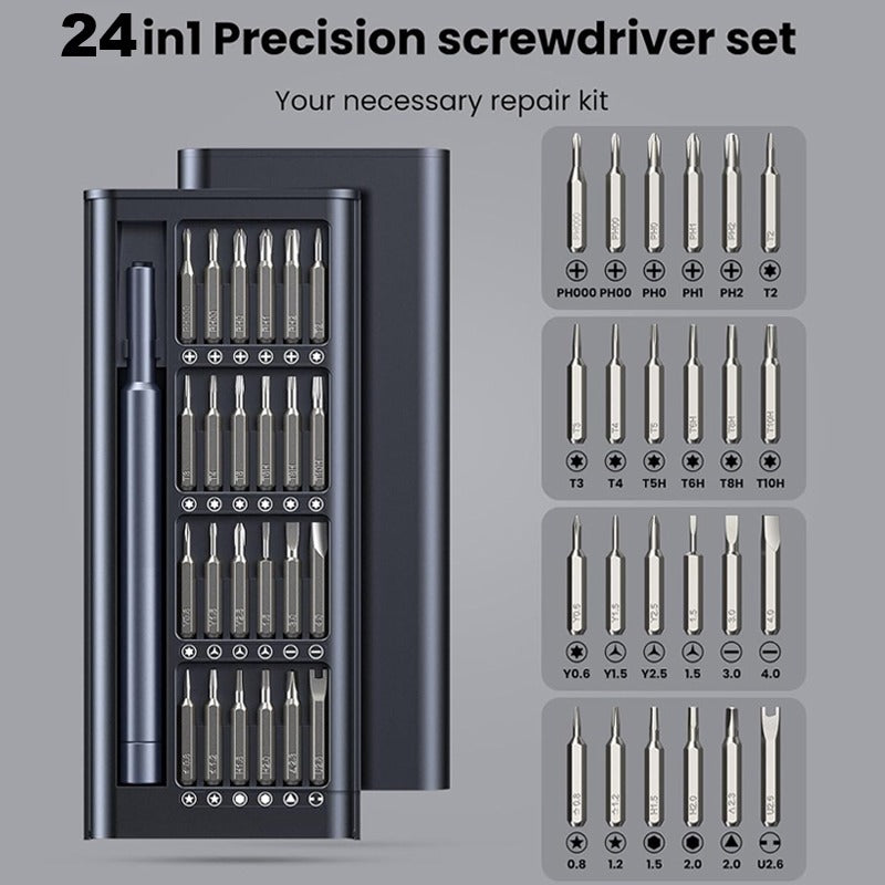 24 in 1 Magnetic Screwdriver Kit
