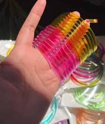 Trendy Glossy Jelly Bangles