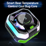 RGB Semiconductor Gaming Fan with Digital Temperature Display for iPhone & Android