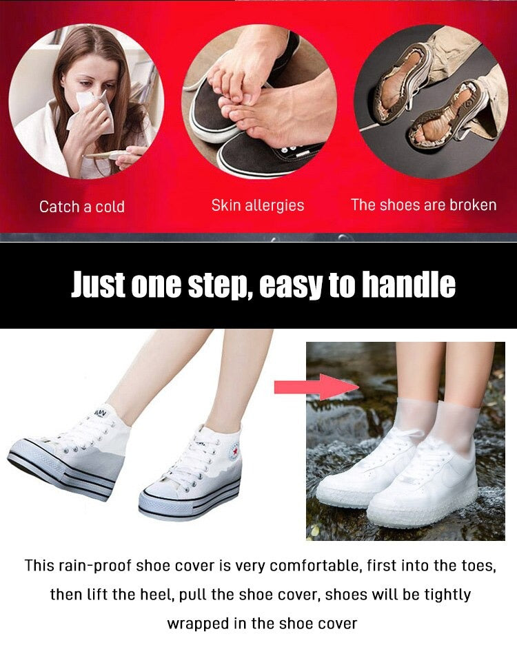 Reusable Non-Slip Washable Shoe Covers