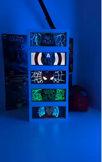 Marvel led decoration frame