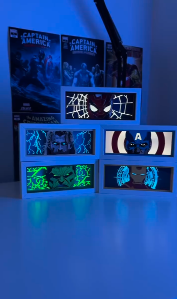 Marvel led decoration frame