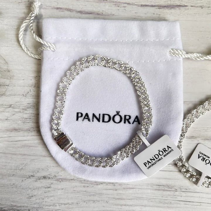 Pandora Pavé Cuban Chain Bracelet