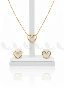 Valentine Special Heart Necklace Set