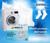 MEDIOX Laundry Detergent Sheets Detergent Pod (Pack of 50 sheet )