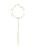 Gold Shiny Tennis Hand Chain Bracelet