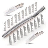 Premium Metal Pro Facial Razor with Travel Case ( pack of  3 )