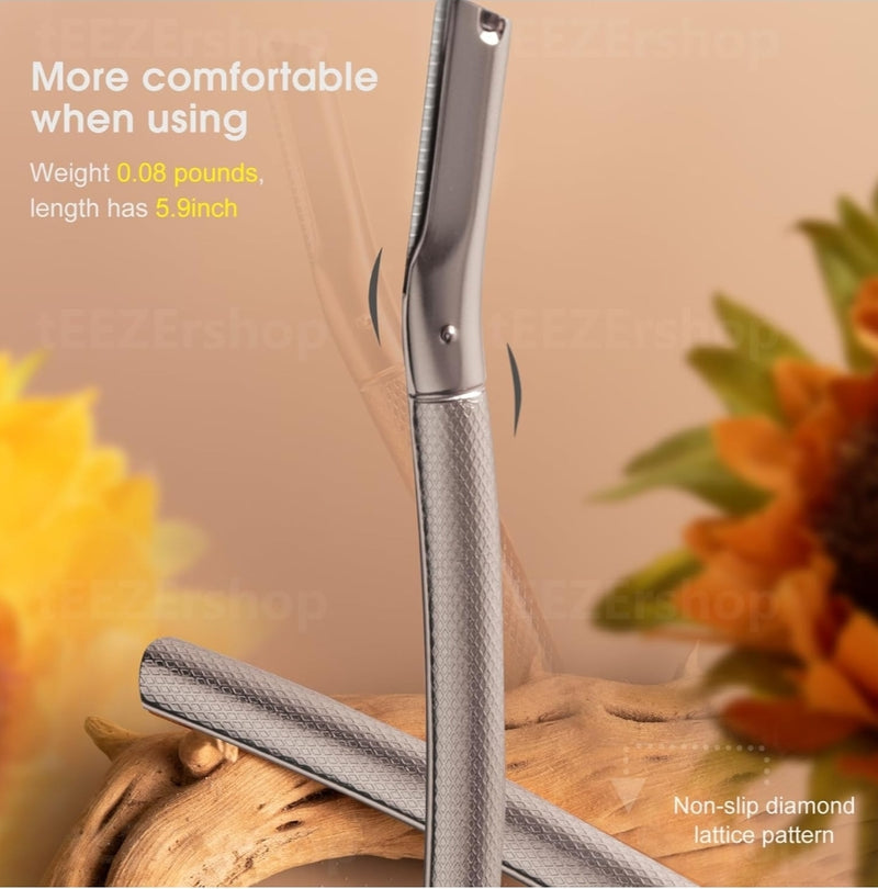 Premium Metal Pro Facial Razor with Travel Case ( pack of  3 )