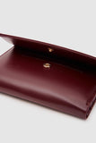 Foldable Wallet with Card Holder - Burgundy