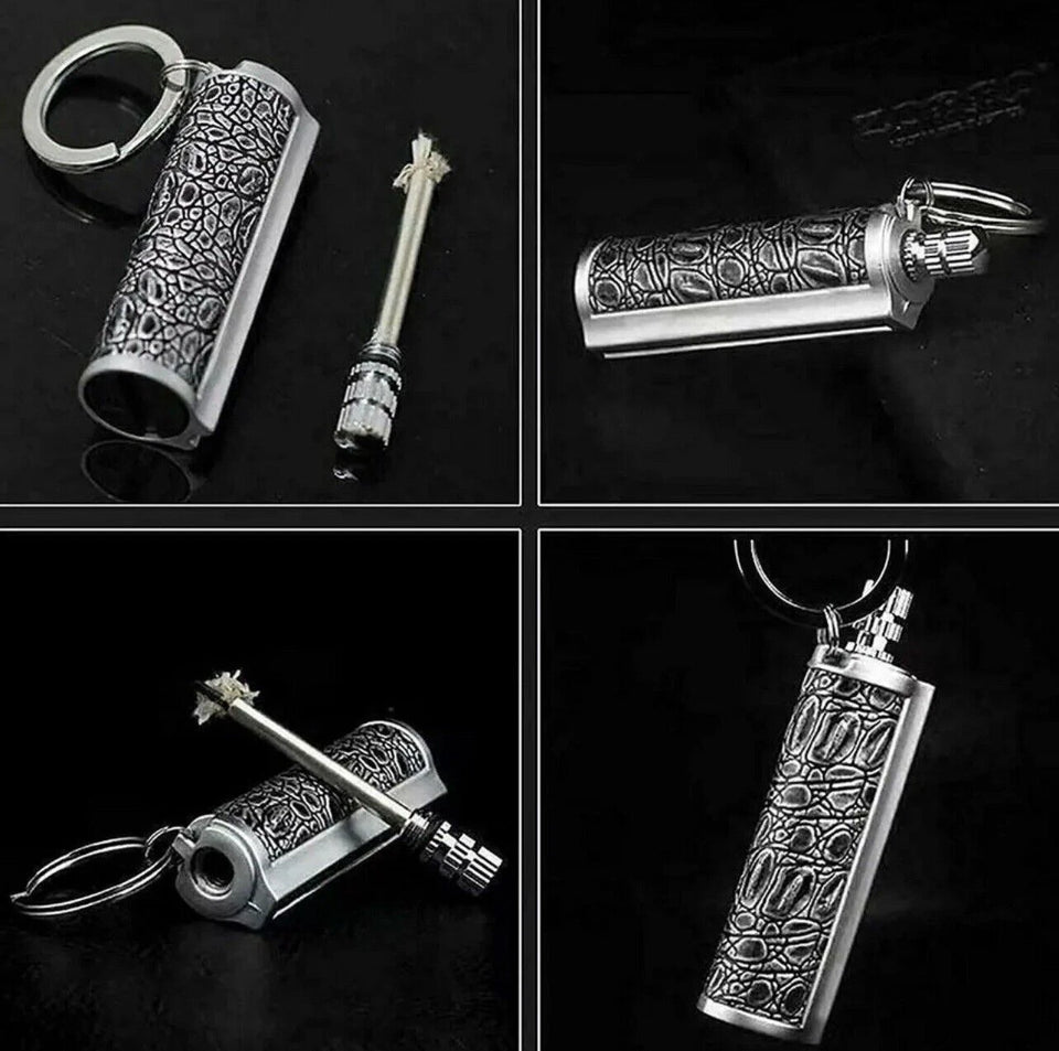 Metal Fire Starter Lighter Waterproof Flint Match