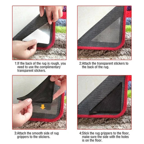 Rug Carpet Mat Grippers pack of 4