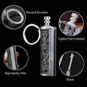 Metal Fire Starter Lighter Waterproof Flint Match