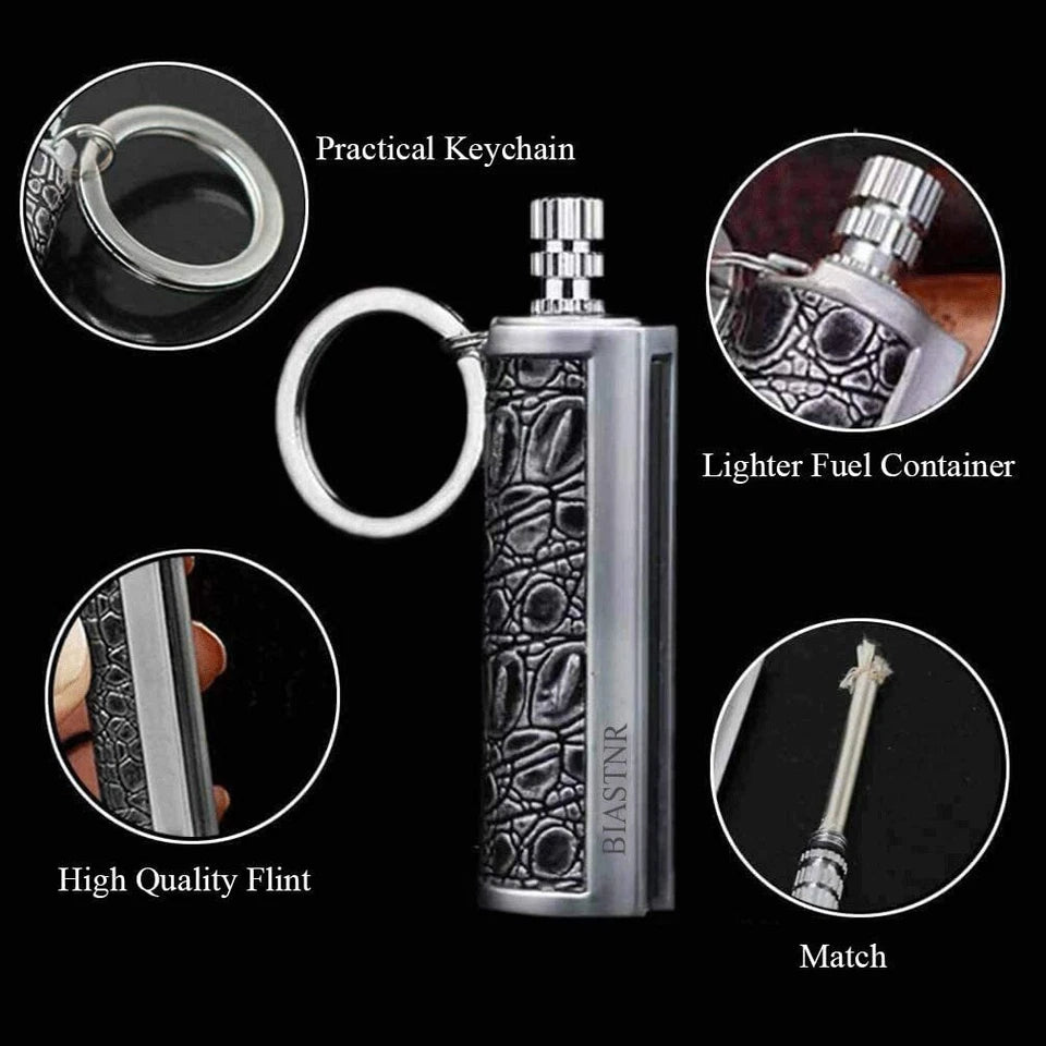 Metal Fire Starter Lighter Waterproof Flint Match
