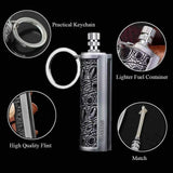 Metal Fire Starter Lighter Waterproof Flint Match