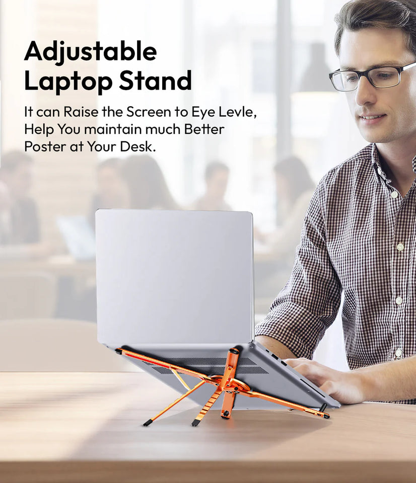 Portable Adjustable Desktop Stand for Laptop Phone