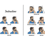 Beard Styling Template Comb